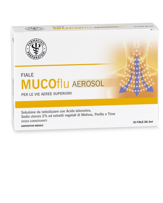 LFP AEROSOL LFP MUCOFLU SOLUZIONE IPERTONICA 10 FIALE MONODOSE DA 3 ML